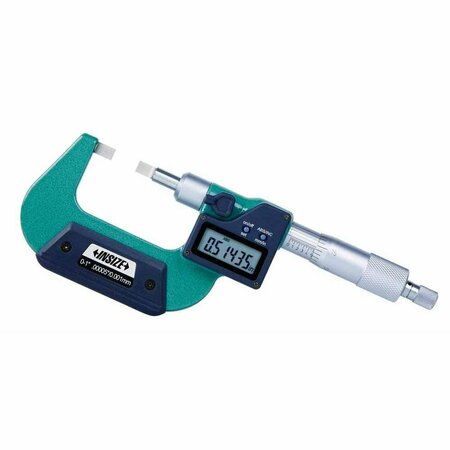 INSIZE Electronic Blade Micrometer, 2-3"/50-75Mm 3532-75E